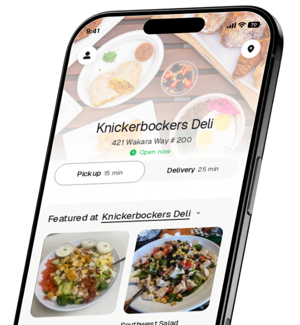 Knickerbockers Deli app preview