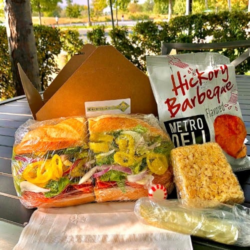 Italian Sub Box Lunch.