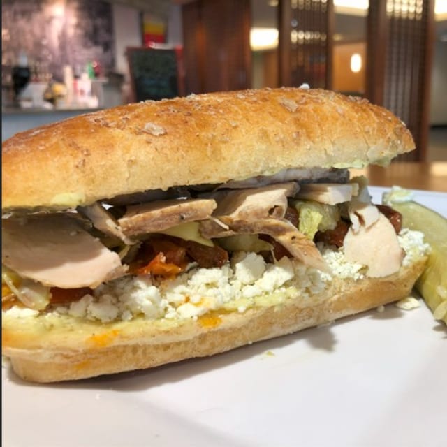Tuscan Chicken Sandwich.
