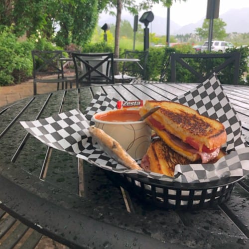 Grilled Cheese with Soup.