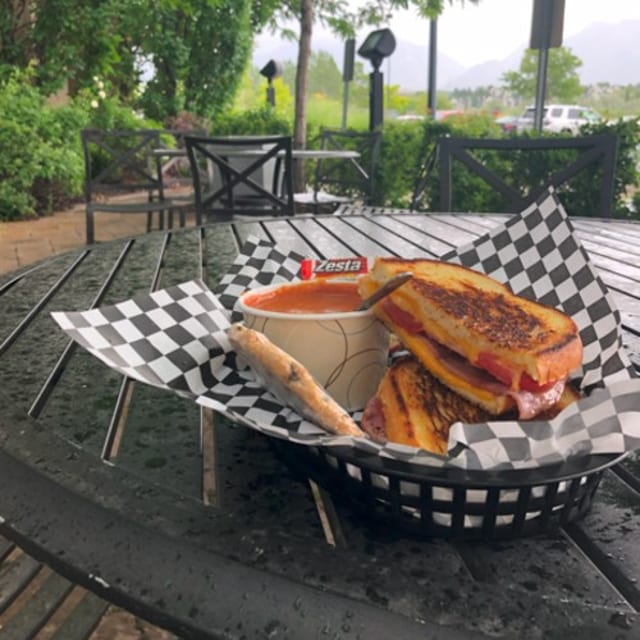 Grilled Cheese with Soup.