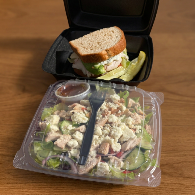 1/2 Salad & 1/2 Sandwich.